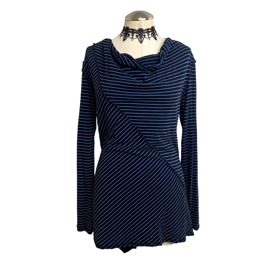 Raw Earth Wild Sky Organic Cotton USA Made Asymmetrical Granola Grunge Sweater